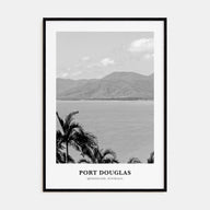 Port Douglas Portrait B&W Poster