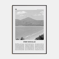 Port Douglas Travel B&W Poster