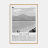 Port Douglas Travel B&W Poster