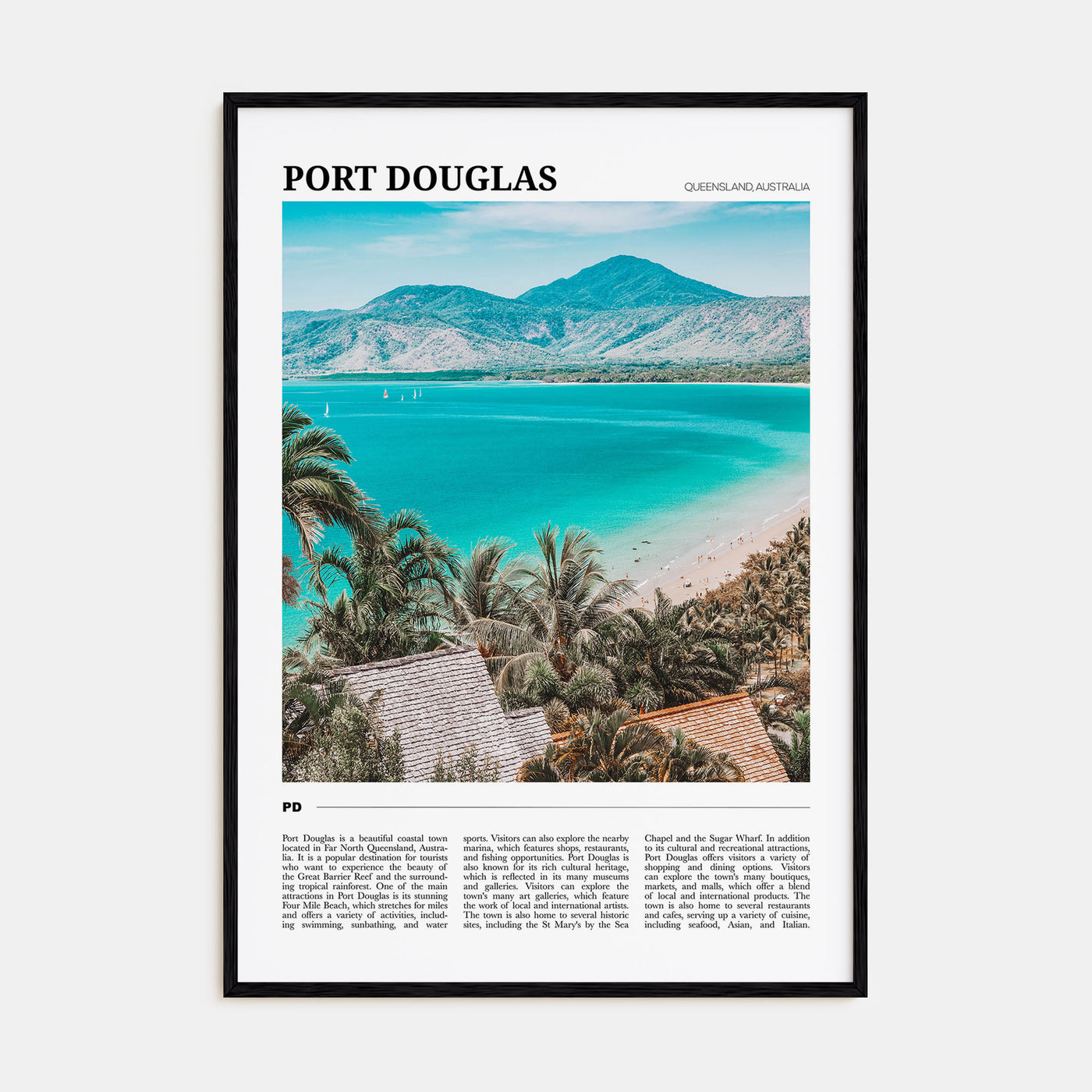 Port Douglas Travel Color Poster