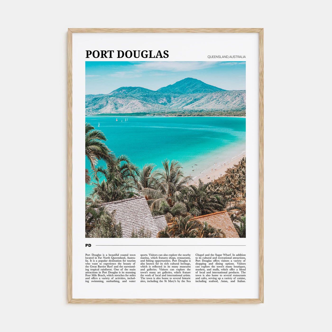 Port Douglas Travel Color Poster