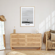 Port Fairy Portrait B&W Poster