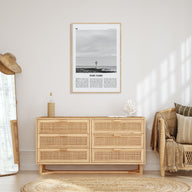 Port Fairy Travel B&W Poster