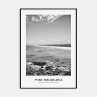 Port Macquarie Portrait B&W Poster