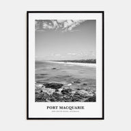 Port Macquarie Portrait B&W Poster