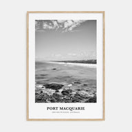 Port Macquarie Portrait B&W Poster