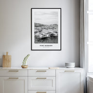 Port Moresby Portrait B&W Poster