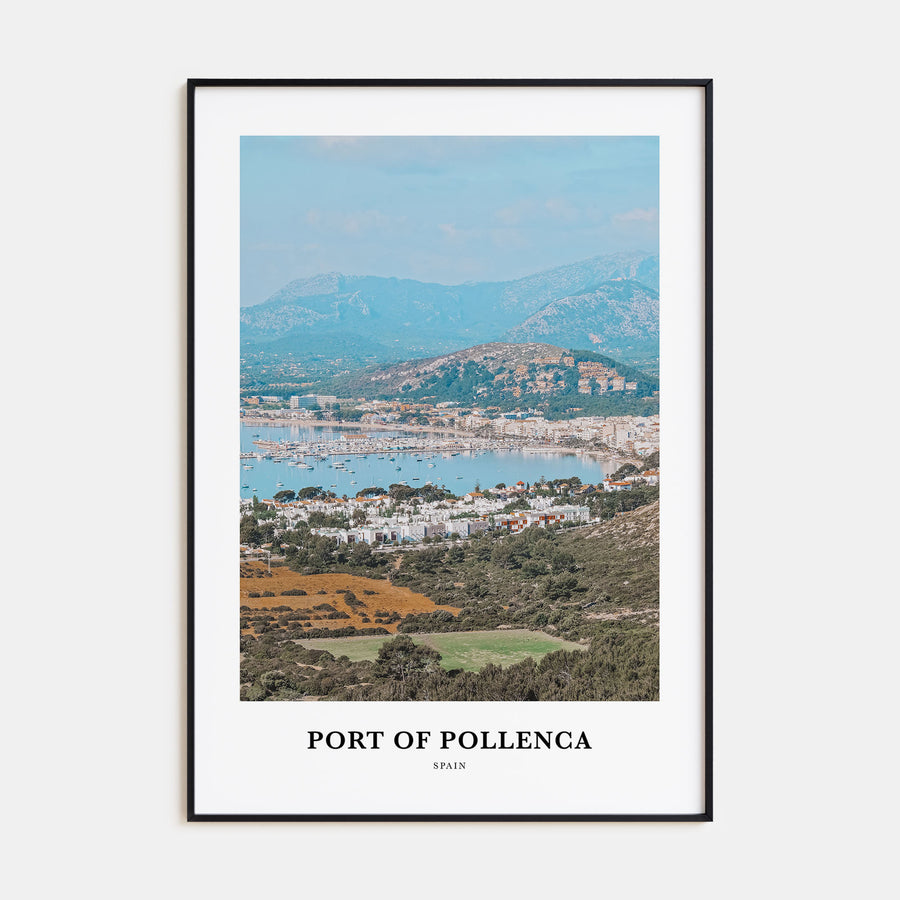 Port of Pollenca Portrait Color Poster