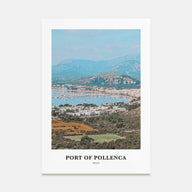 Port of Pollenca Portrait Color Poster