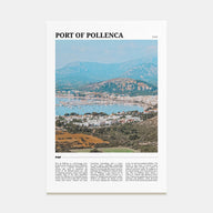 Port of Pollenca Travel Color Poster