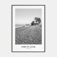 Port St. Lucie Portrait B&W Poster