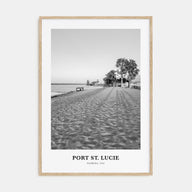Port St. Lucie Portrait B&W Poster