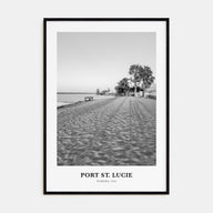 Port St. Lucie Portrait B&W Poster