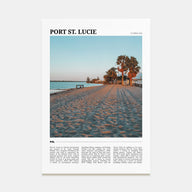 Port St. Lucie Travel Color Poster