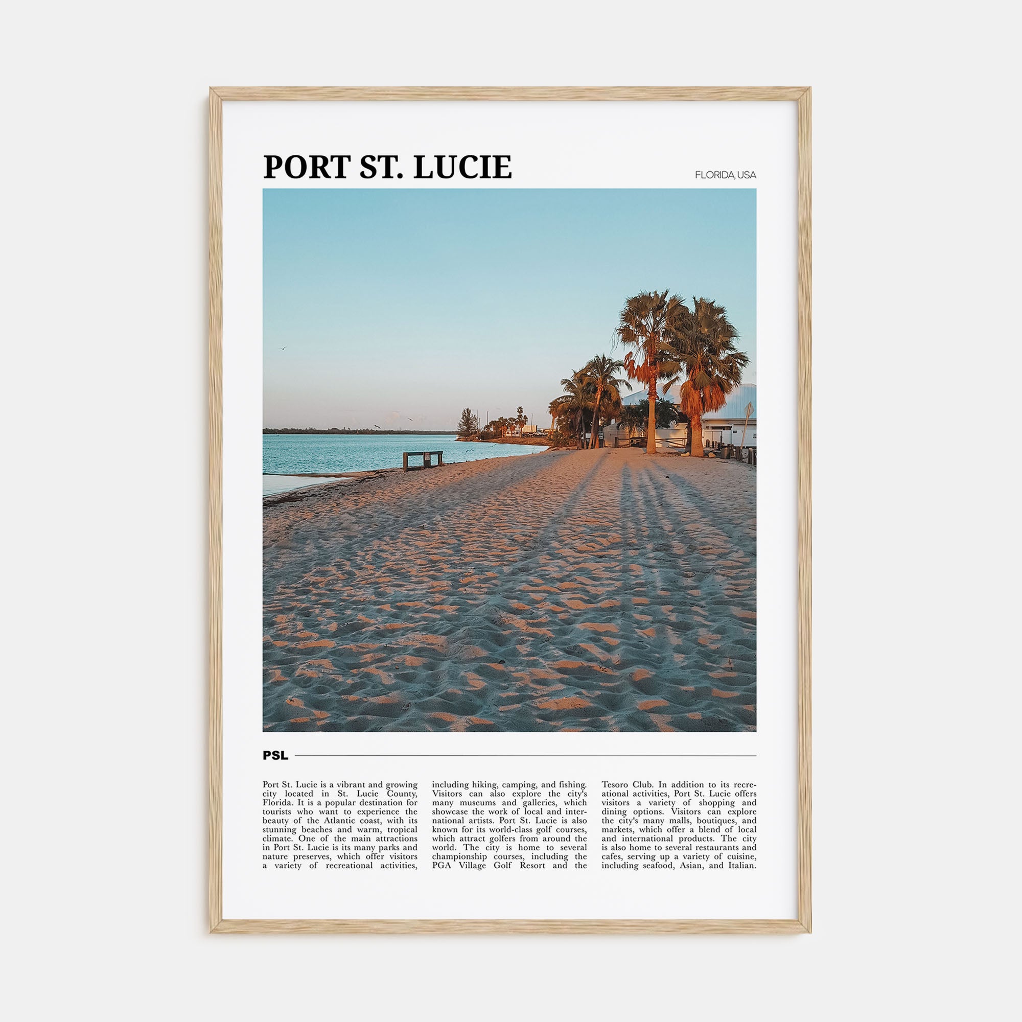 Port St. Lucie Travel Color Poster