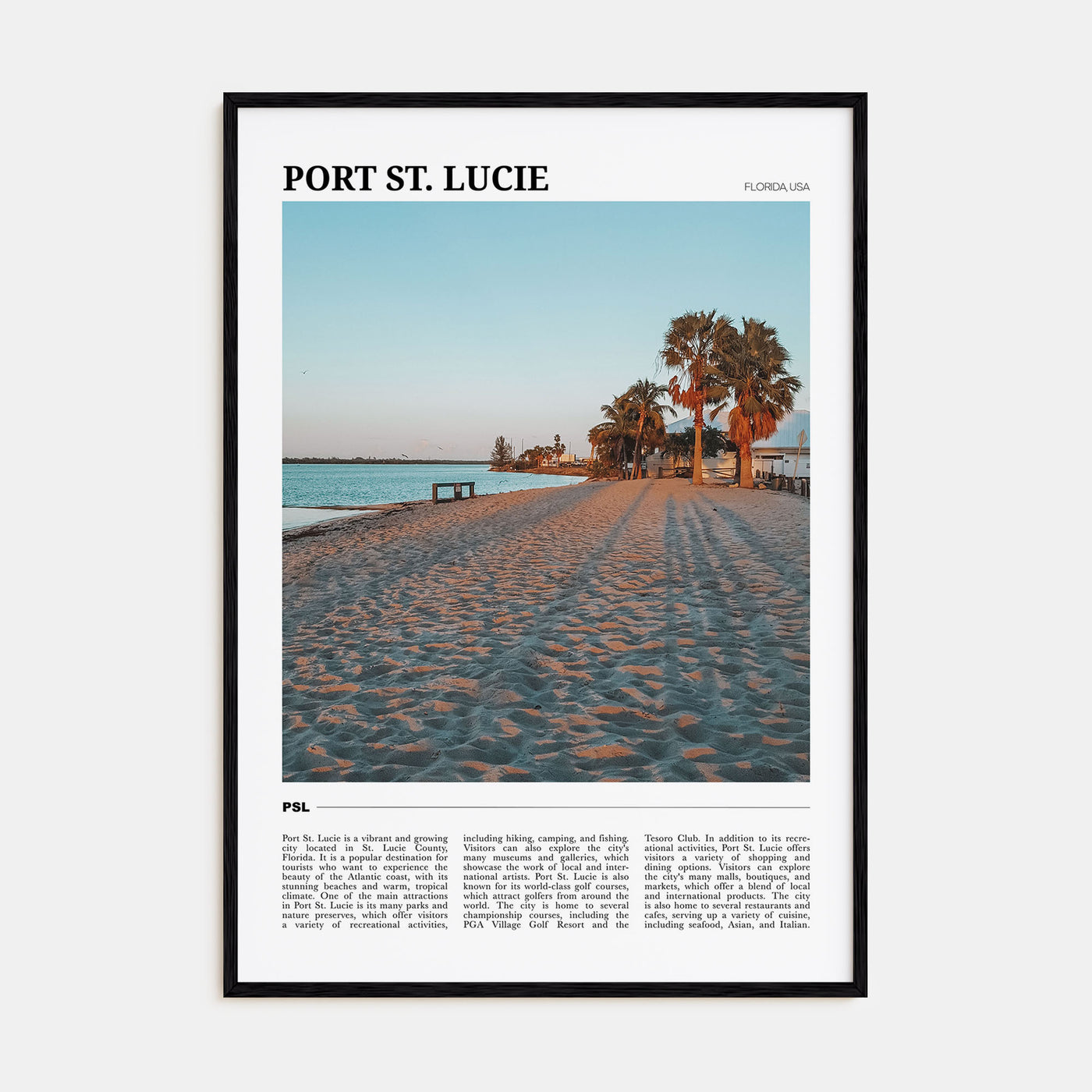 Port St. Lucie Travel Color Poster