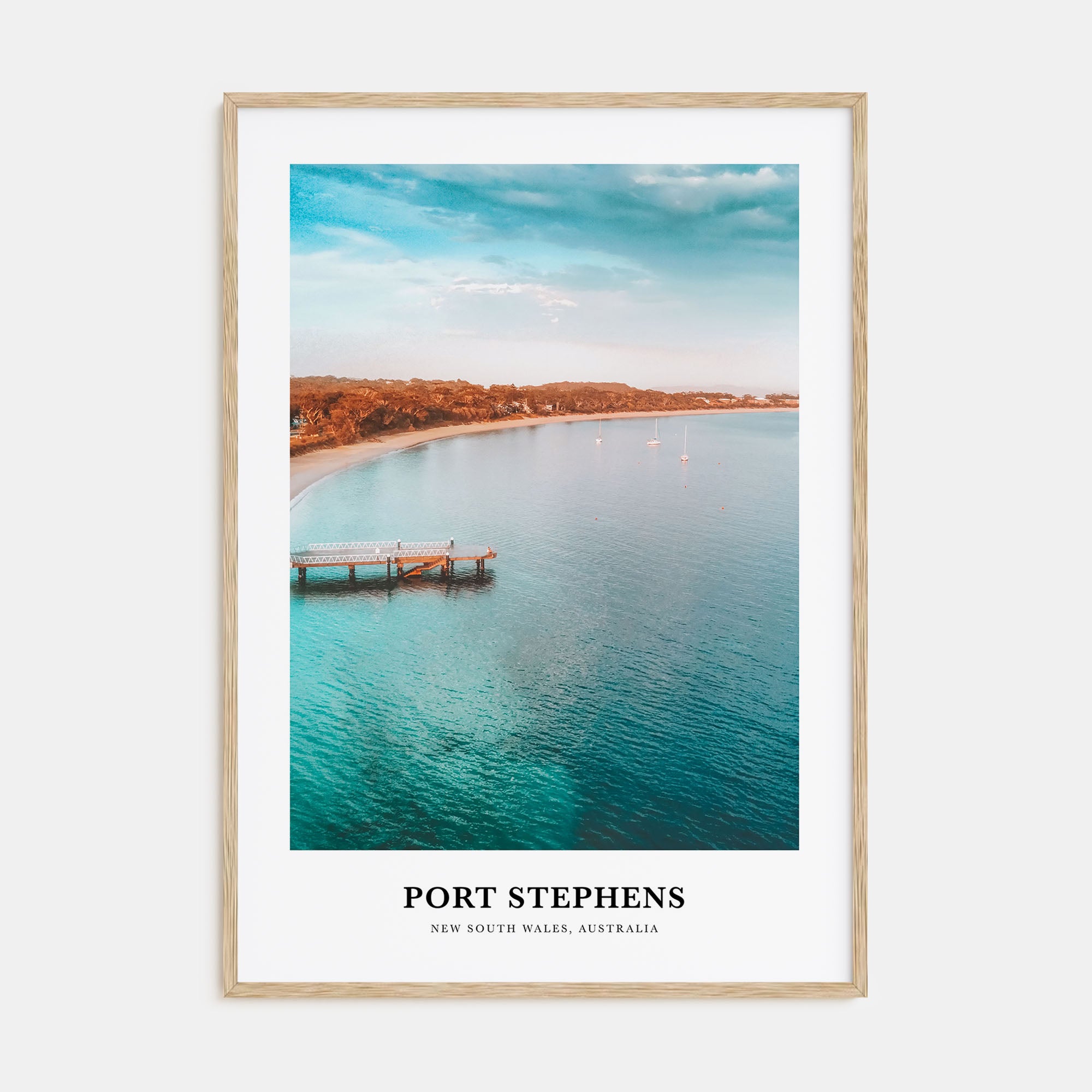 Port Stephens Portrait Color Poster