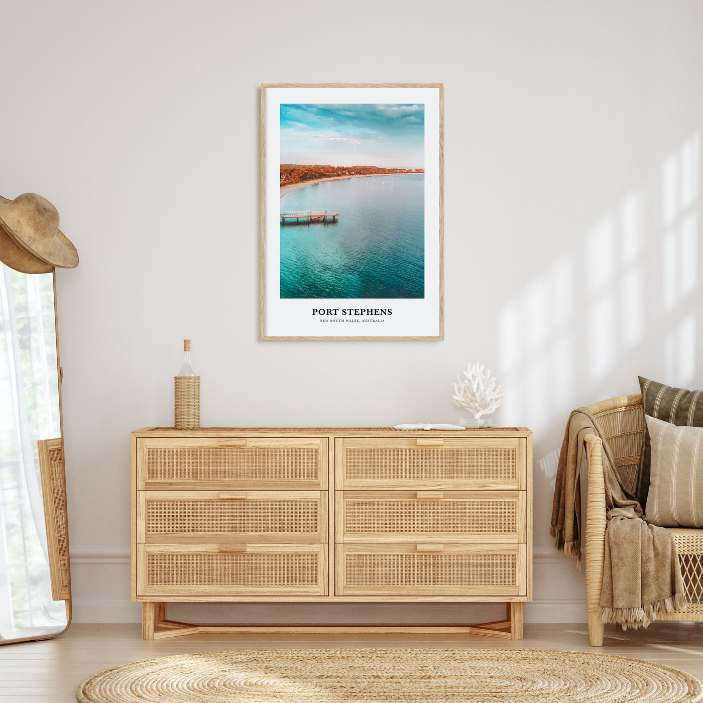 Port Stephens Portrait Color Poster