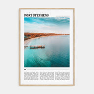 Port Stephens Travel Color Poster