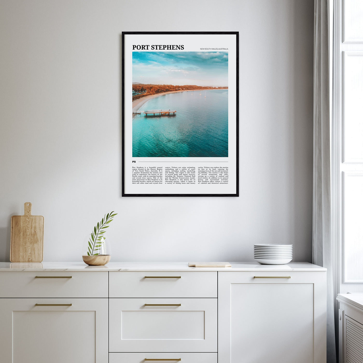Port Stephens Travel Color Poster