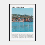 Port Townsend Travel Color Poster