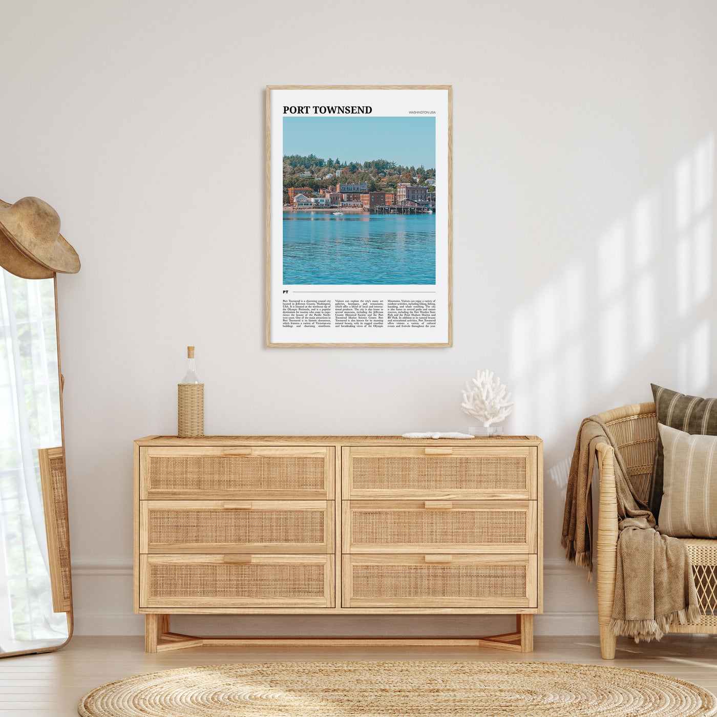 Port Townsend Travel Color Poster