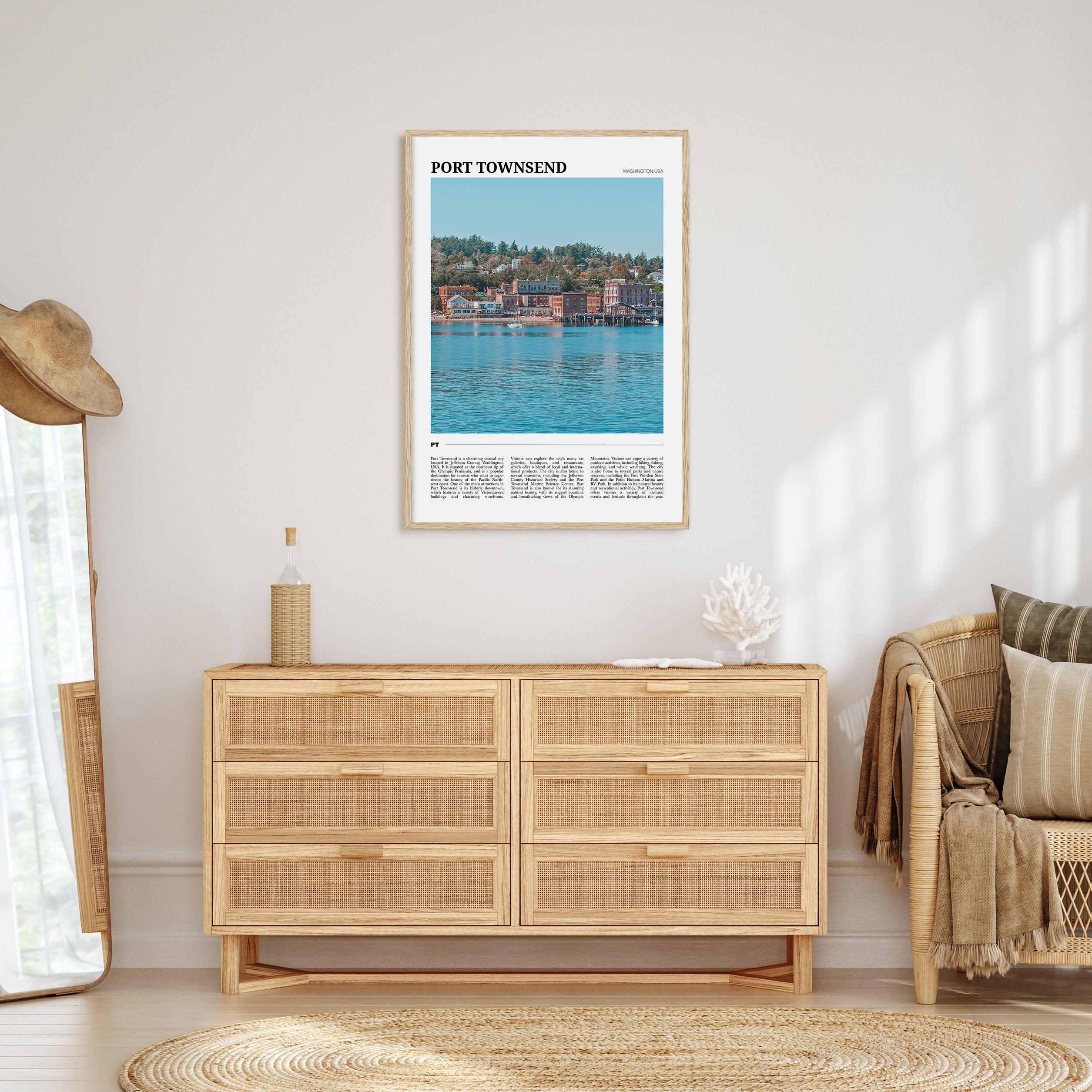 Port Townsend Travel Color Poster