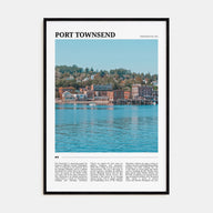 Port Townsend Travel Color Poster