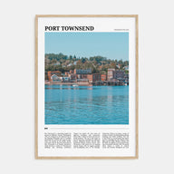 Port Townsend Travel Color Poster