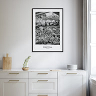 Port Vila Portrait B&W Poster