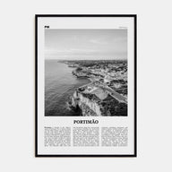 Portimão Travel B&W Poster