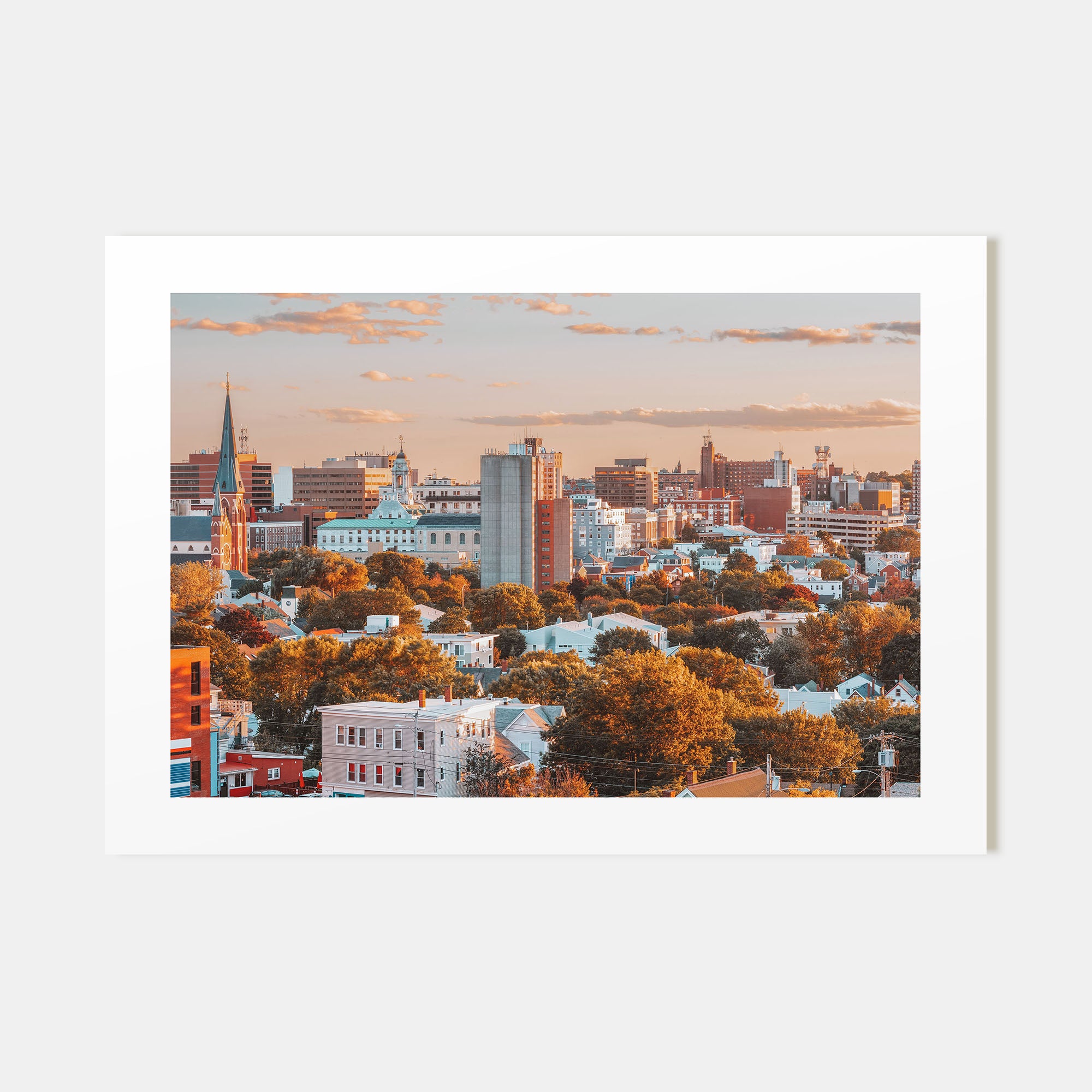 Portland, Maine Landscape Color Poster