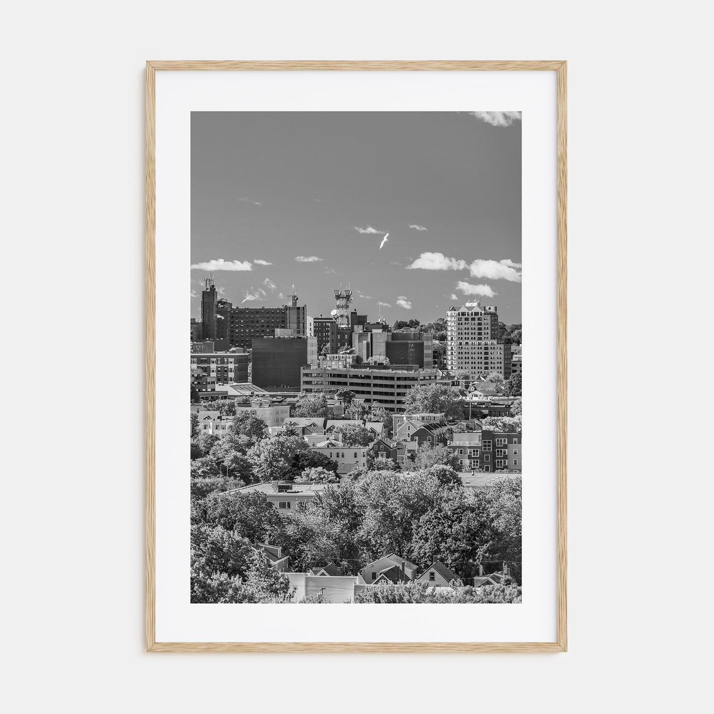 Portland, Maine Photo B&W Poster