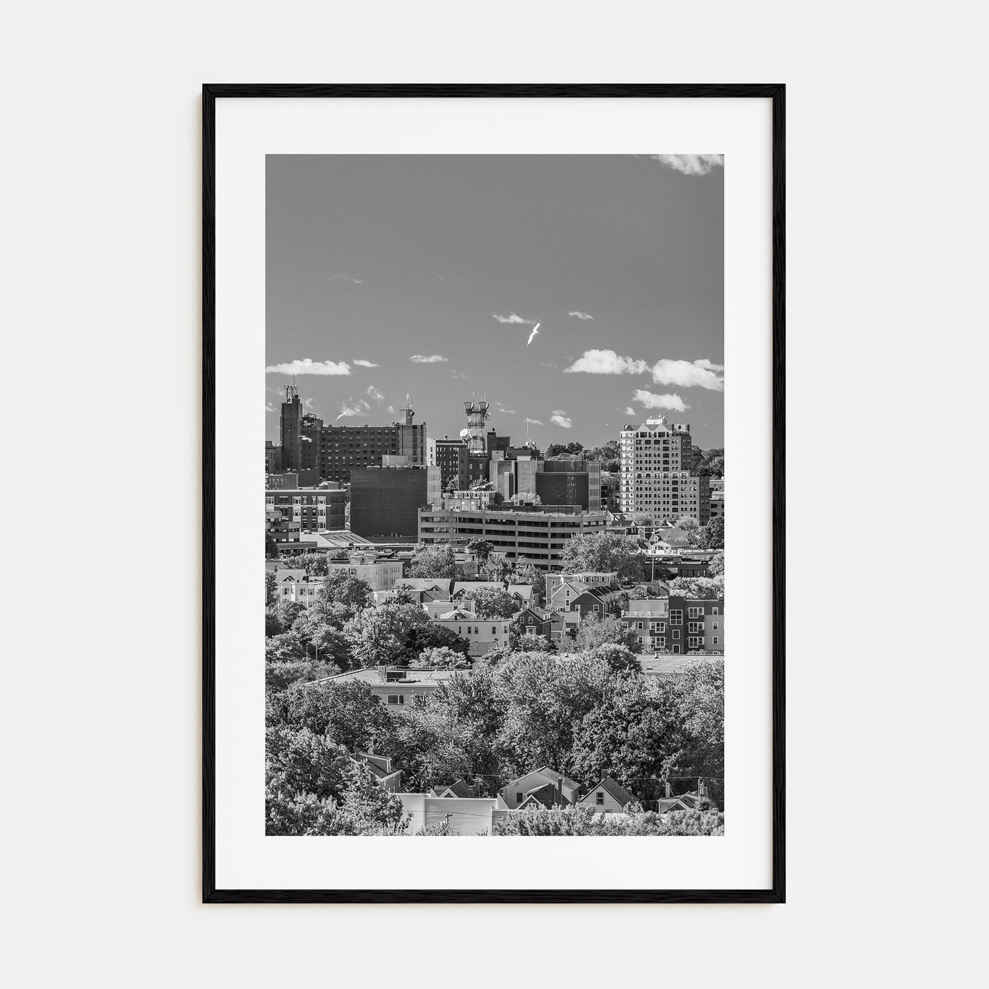 Portland, Maine Photo B&W Poster