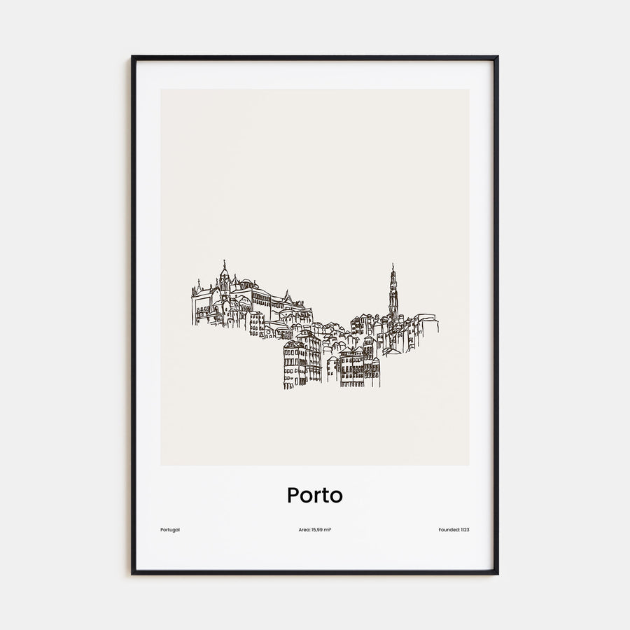 Porto Drawn Poster