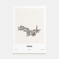 Porto Drawn Poster