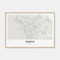 Porto Map Landscape Poster