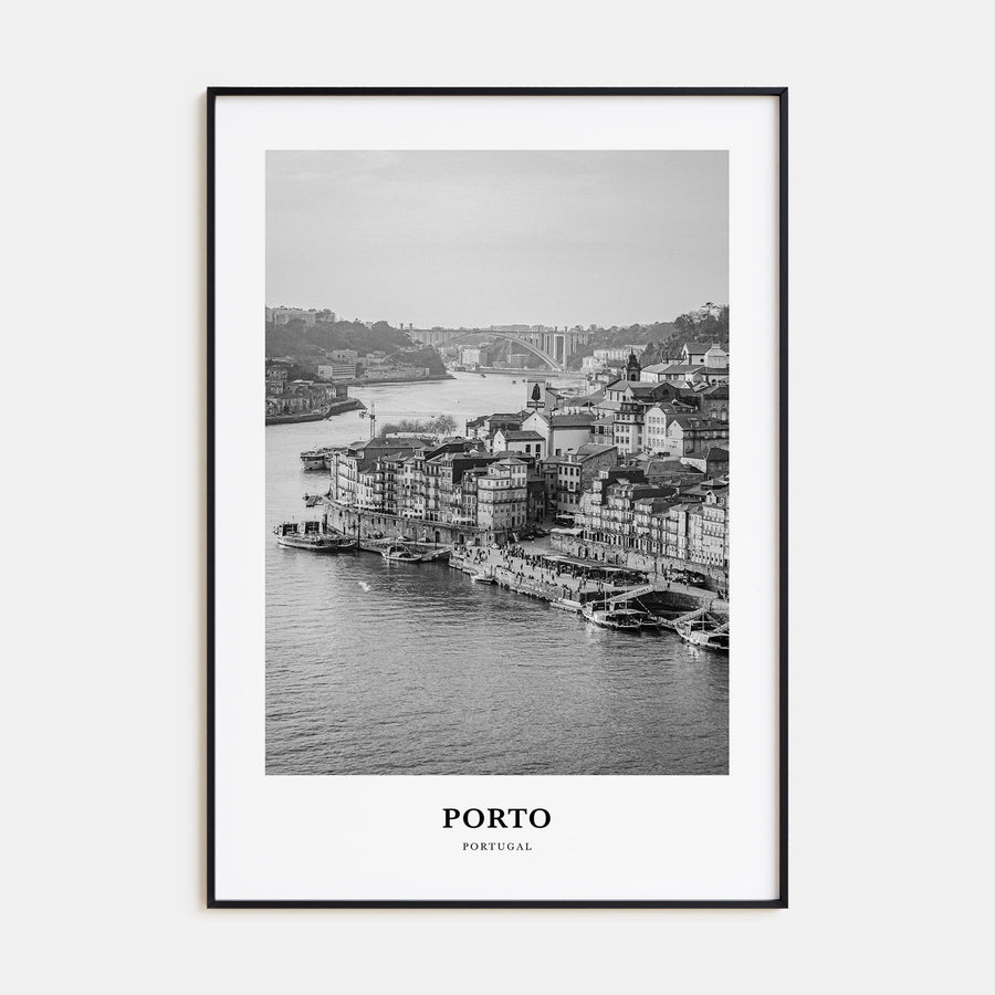 Porto Portrait B&W Poster