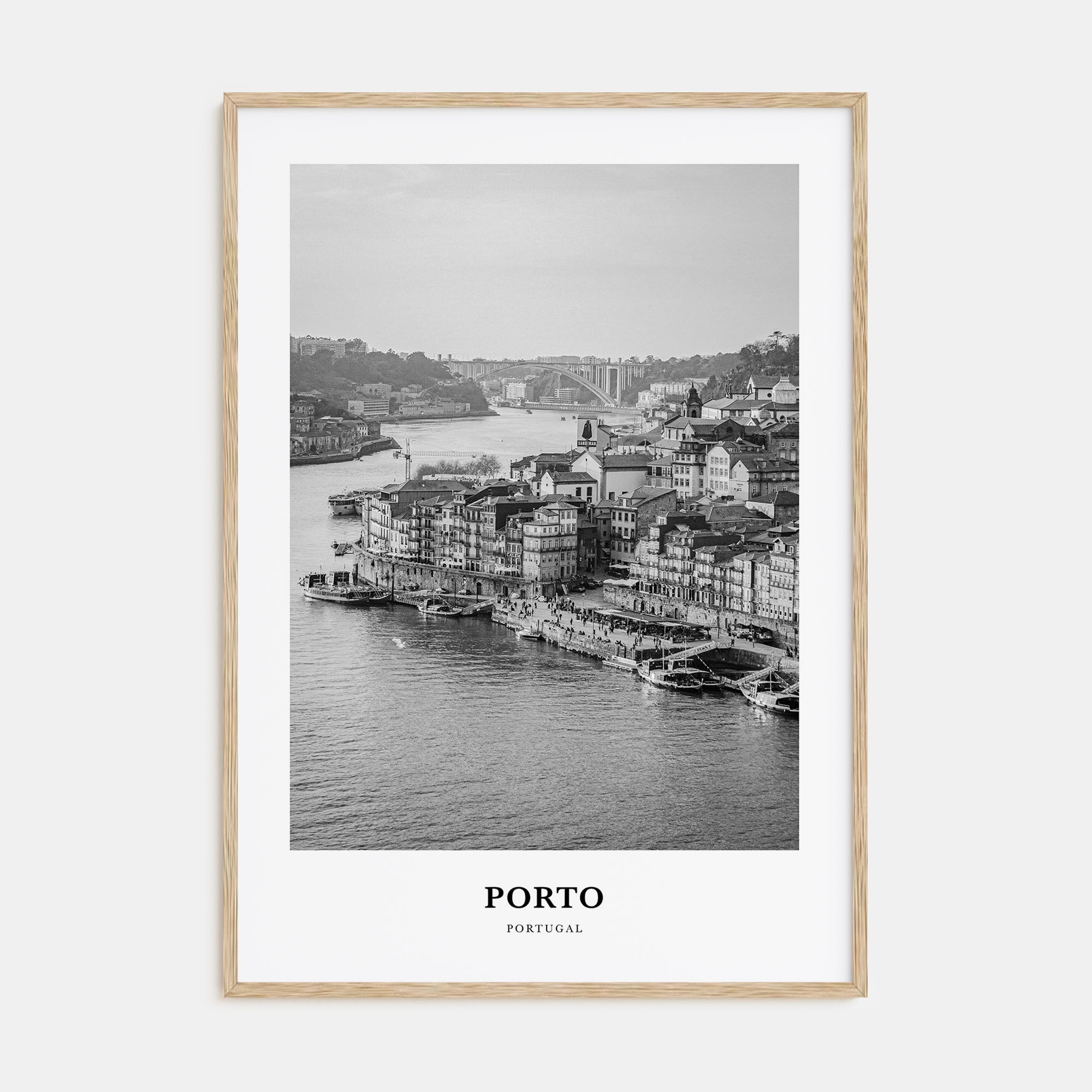 Porto Portrait B&W Poster