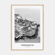 Portsmouth, England Portrait B&W No 2 Poster