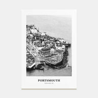 Portsmouth, England Portrait B&W No 2 Poster