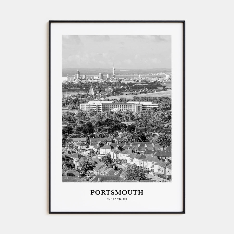 Portsmouth, England Portrait B&W No 3 Poster