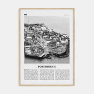 Portsmouth, England Travel B&W No 1 Poster