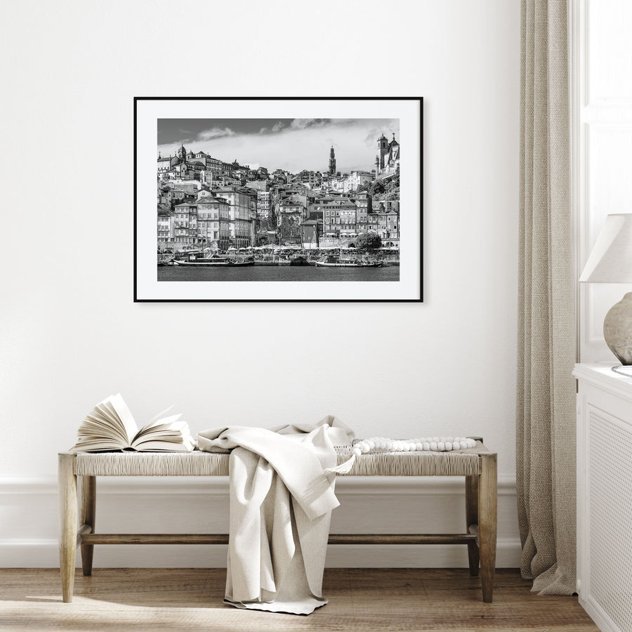 Portugal Landscape B&W Poster