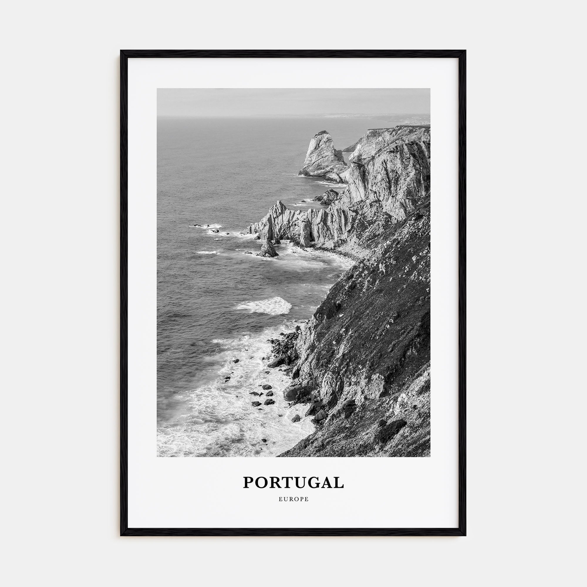 Portugal Portrait B&W No 1 Poster