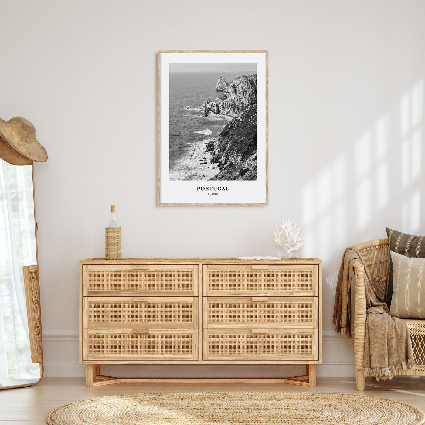 Portugal Portrait B&W No 1 Poster