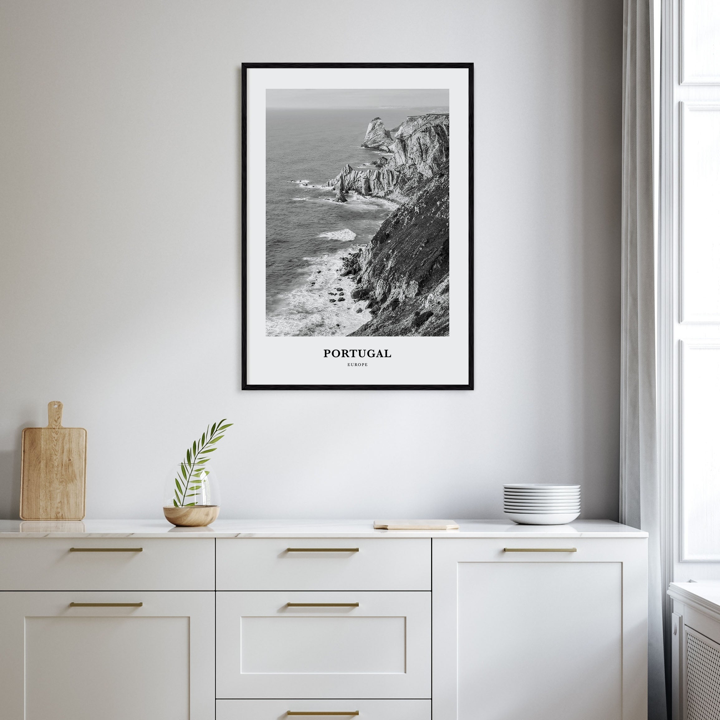 Portugal Portrait B&W No 1 Poster