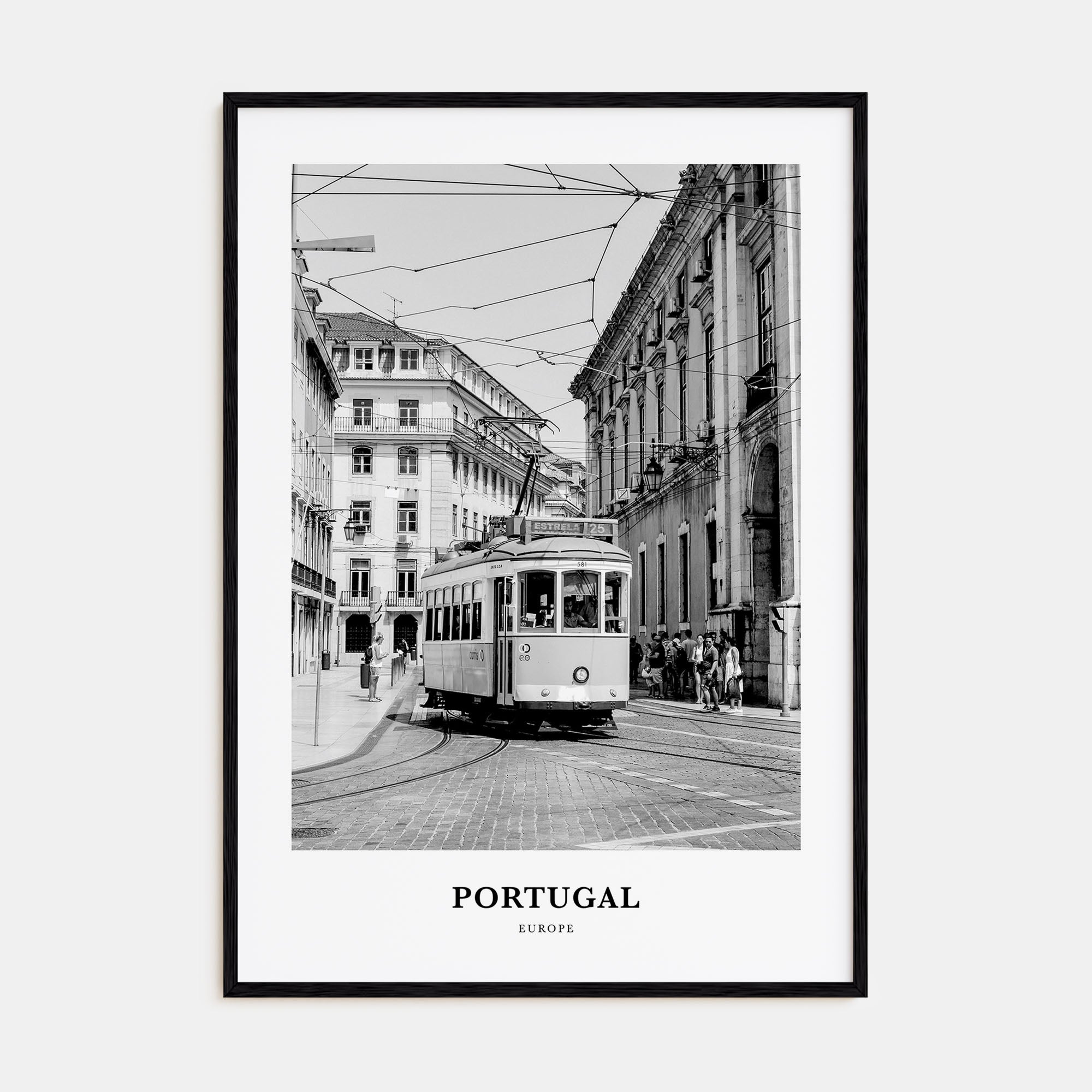 Portugal Portrait B&W No 2 Poster