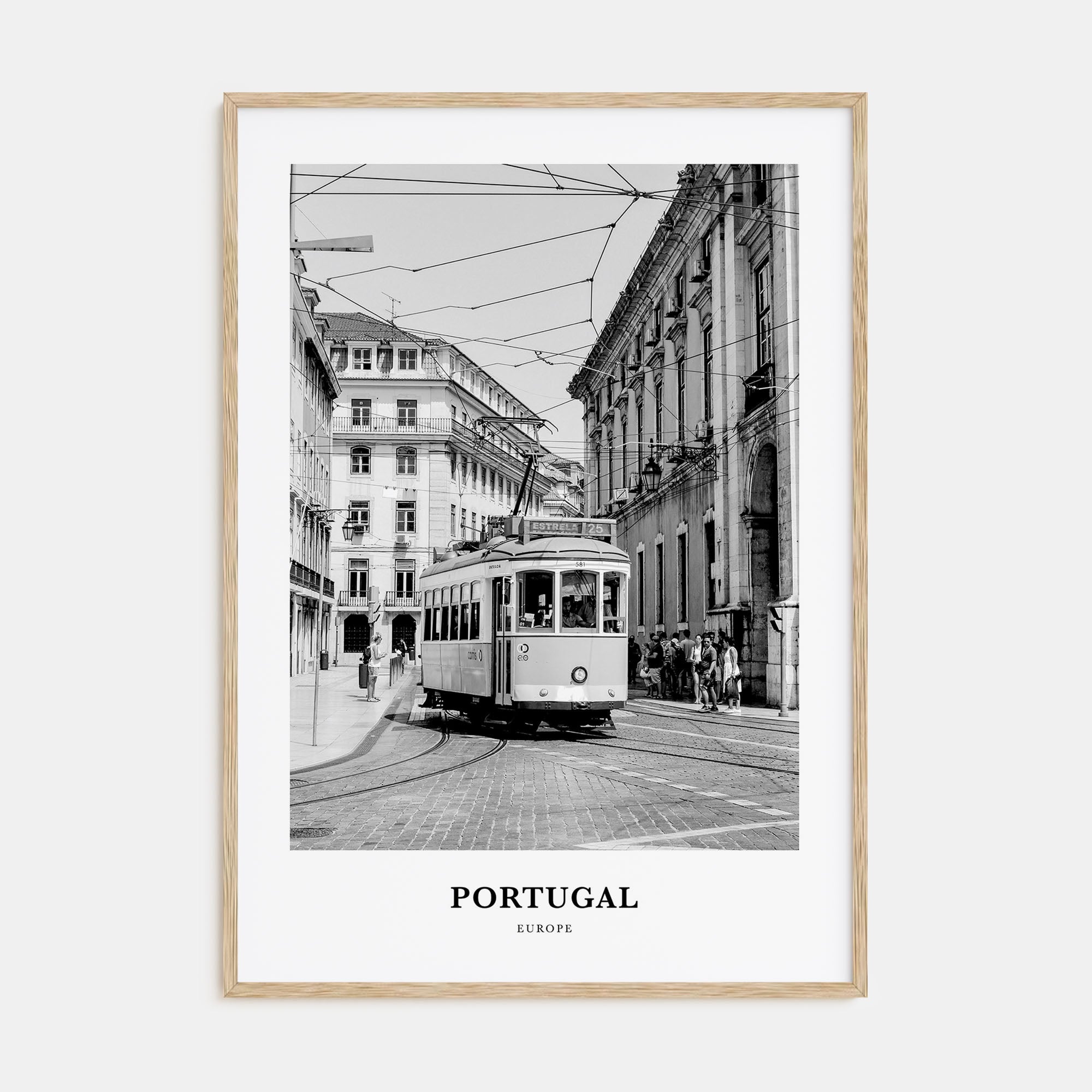 Portugal Portrait B&W No 2 Poster