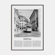 Portugal Travel B&W No 2 Poster